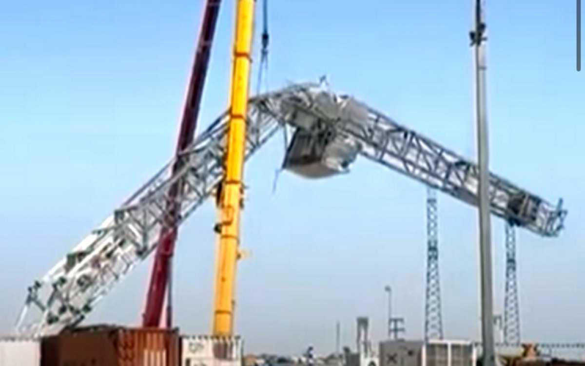 Буровая вышка рухнула в Мангистауской области