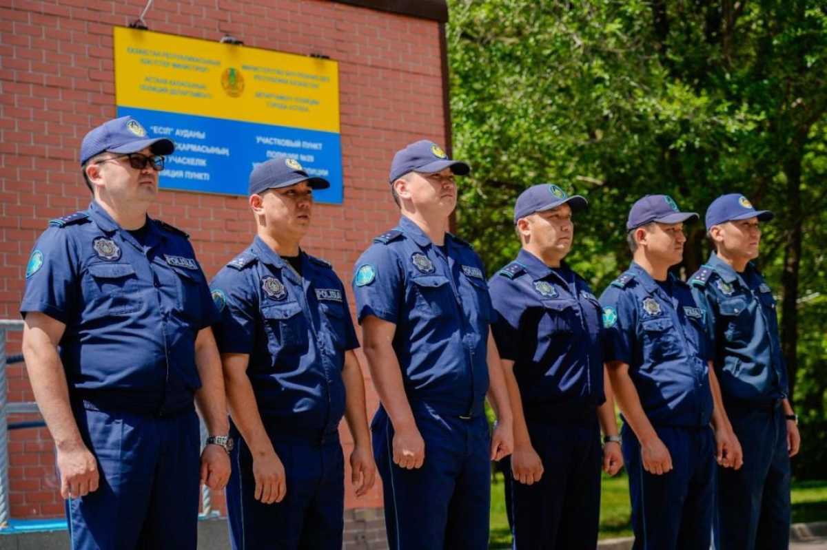 Два новых пункта полиции открыли в одном из районов Астаны