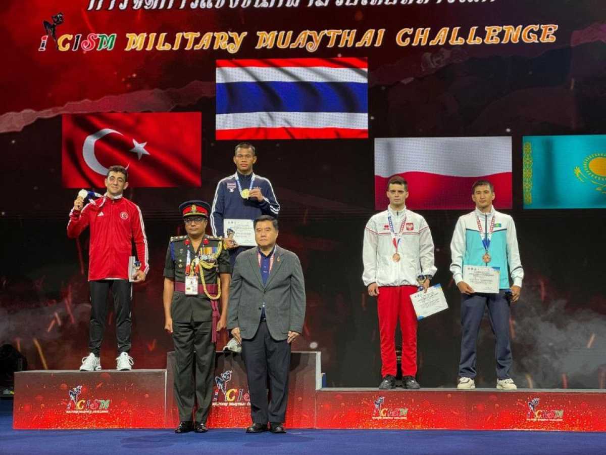 Военнослужащий Минобороны – бронзовый призер чемпионата мира CISM по тайскому боксу