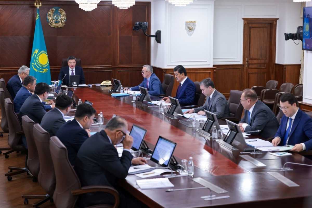 Олжас Бектенов поручил обеспечить жёсткий контроль за рациональным использованием воды