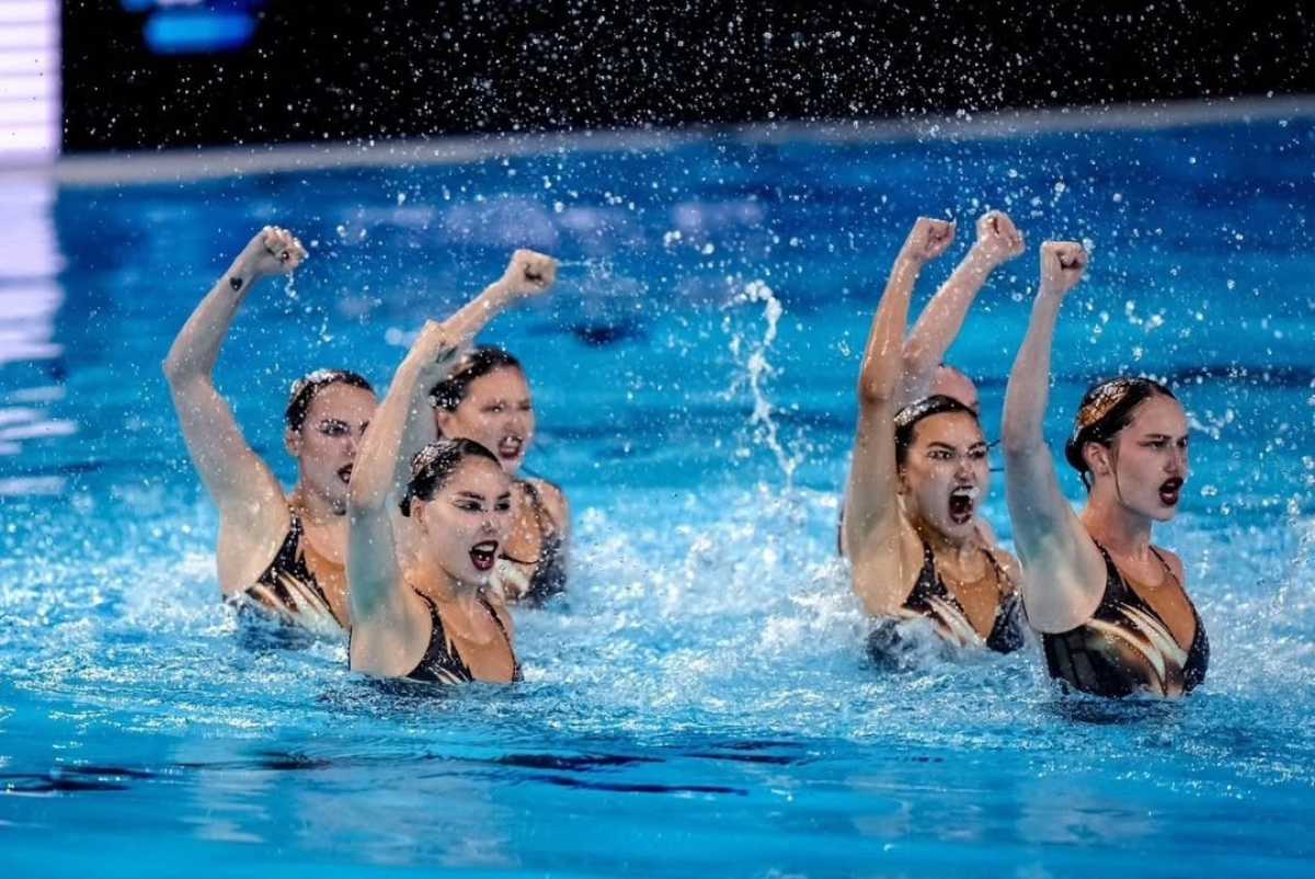 Команда Казахстана по артистическому плаванию вышла в финал чемпионата мира в Сингапуре