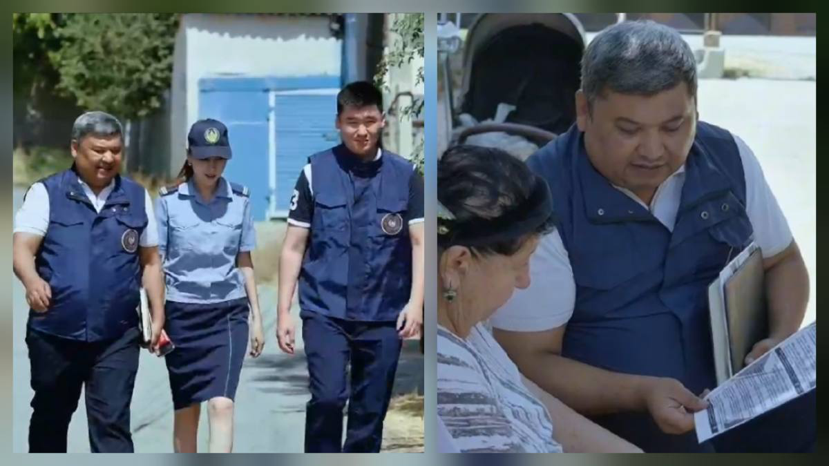 Профилактика на дому: казахстанские полицейские обучают пожилых правилам кибербезопасности
