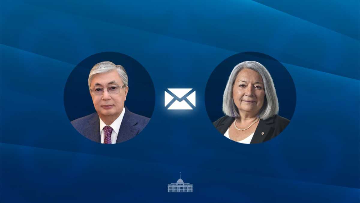Касым-Жомарт Токаев поздравил генерал-губернатора Канады