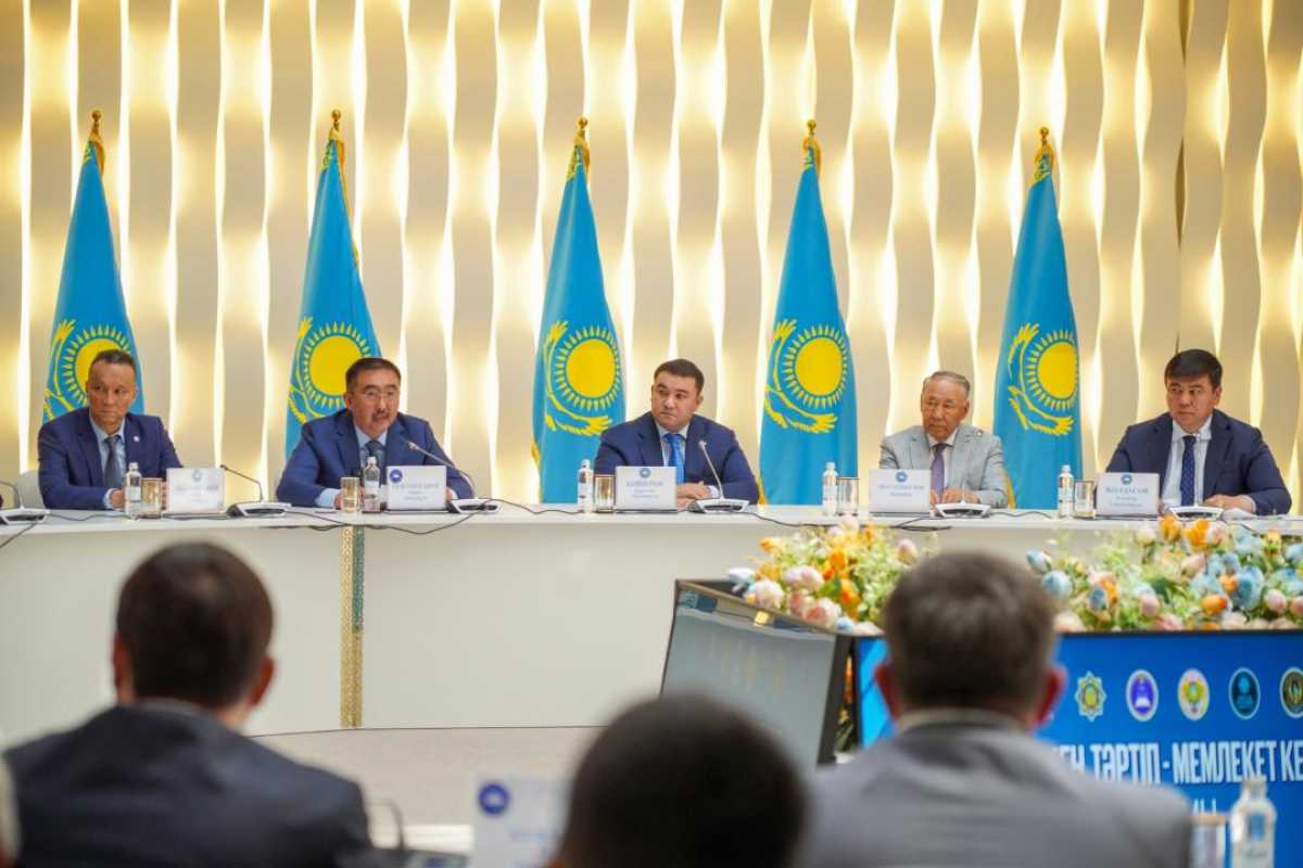 В Туркестане прошёл форум «Закон и порядок – залог государства»