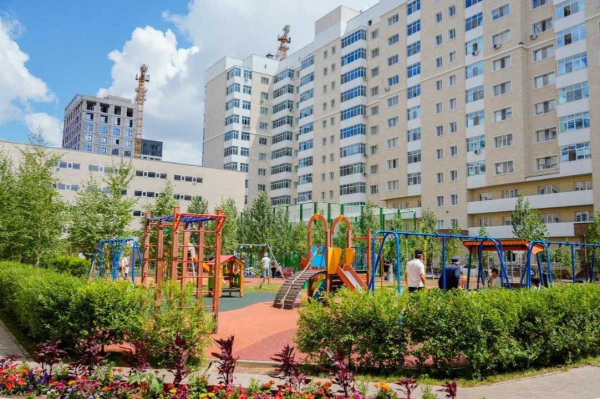 Более 30 дворов и общественных пространств открыли в Астане ко Дню столицы