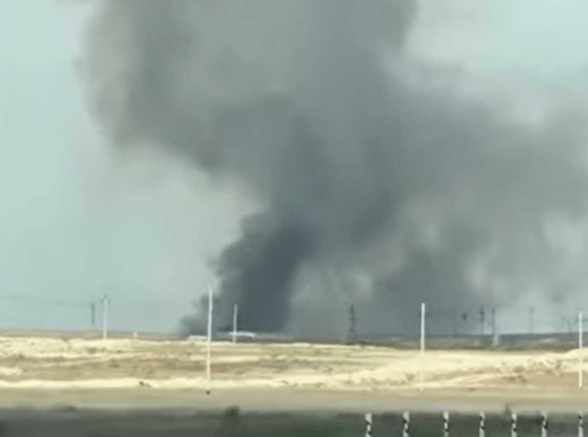 Мусорный полигон загорелся в Мангистауской области