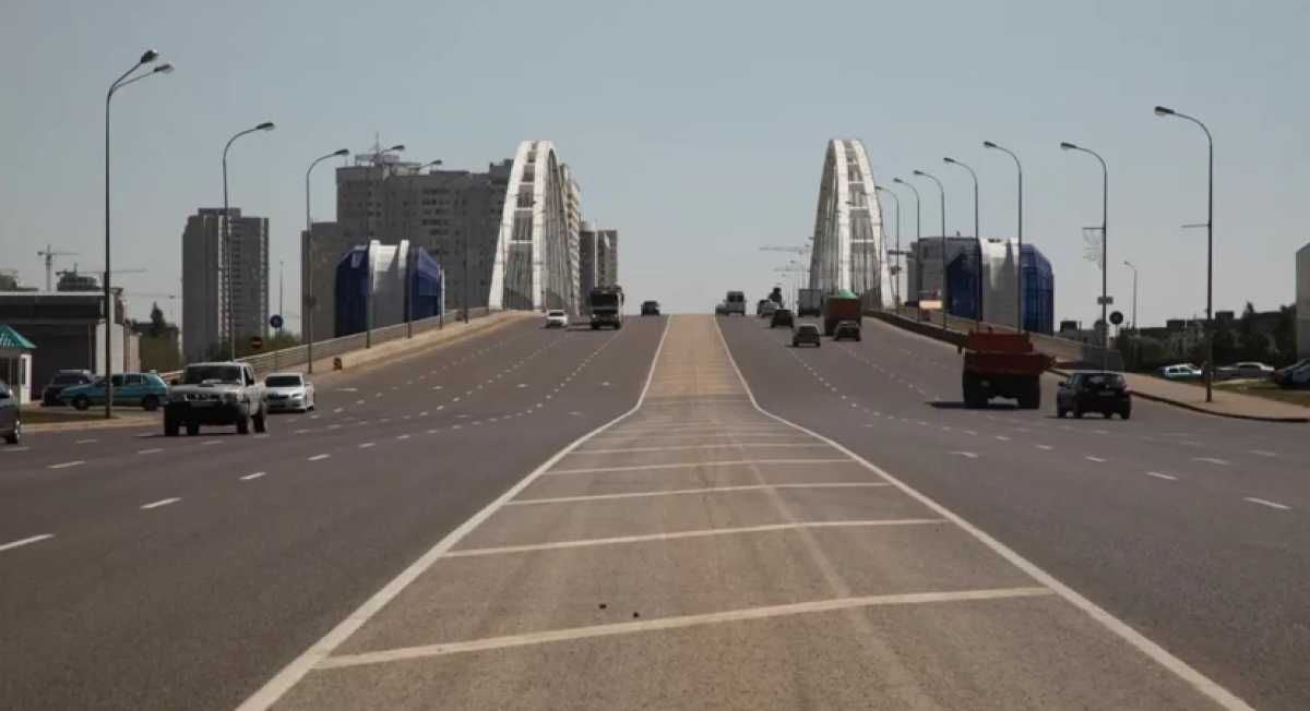 Участок проезда под мостом Арыс перекрыли в Астане