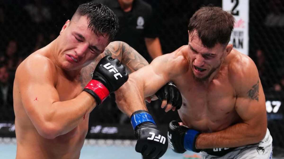 Казахстанец Николай Веретенников одержал первую победу в UFC