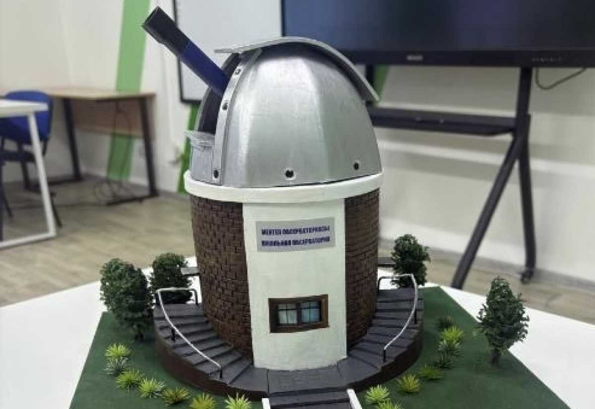 Школьник из Астаны хочет открыть двери в мир космоса тысячам детей