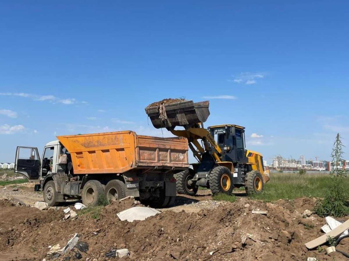 В Астане ликвидировали свыше 150 точек несанкционированных свалок