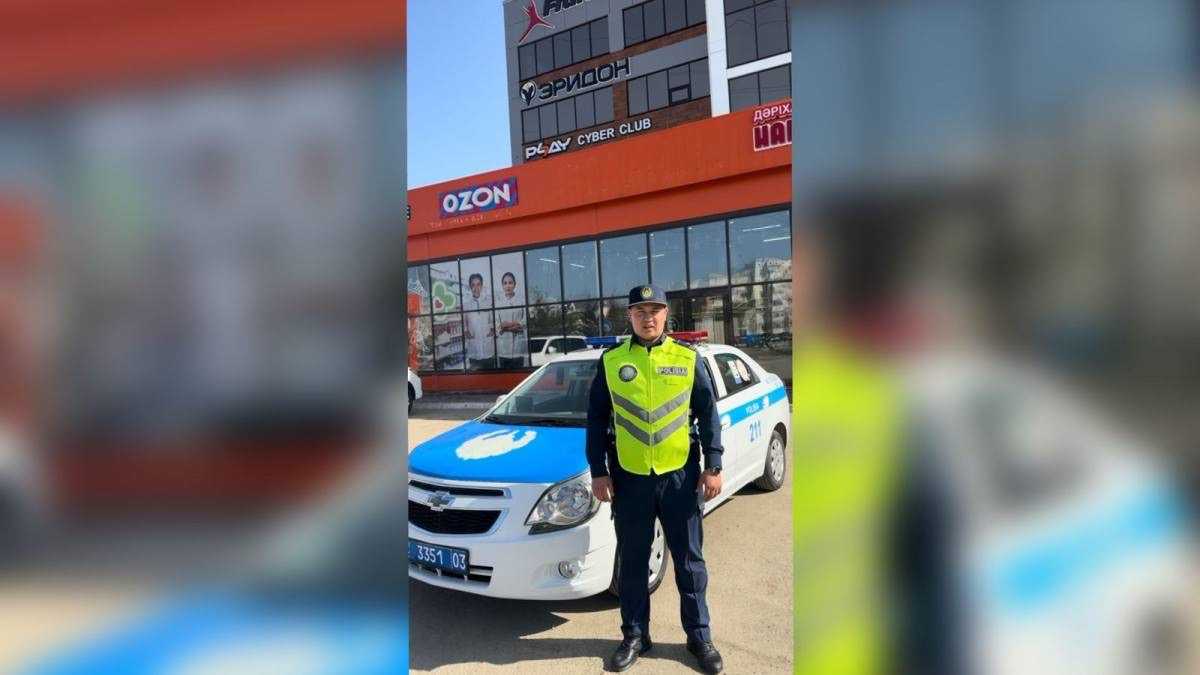 Полицейский сопроводил женщину до роддома в Кокшетау