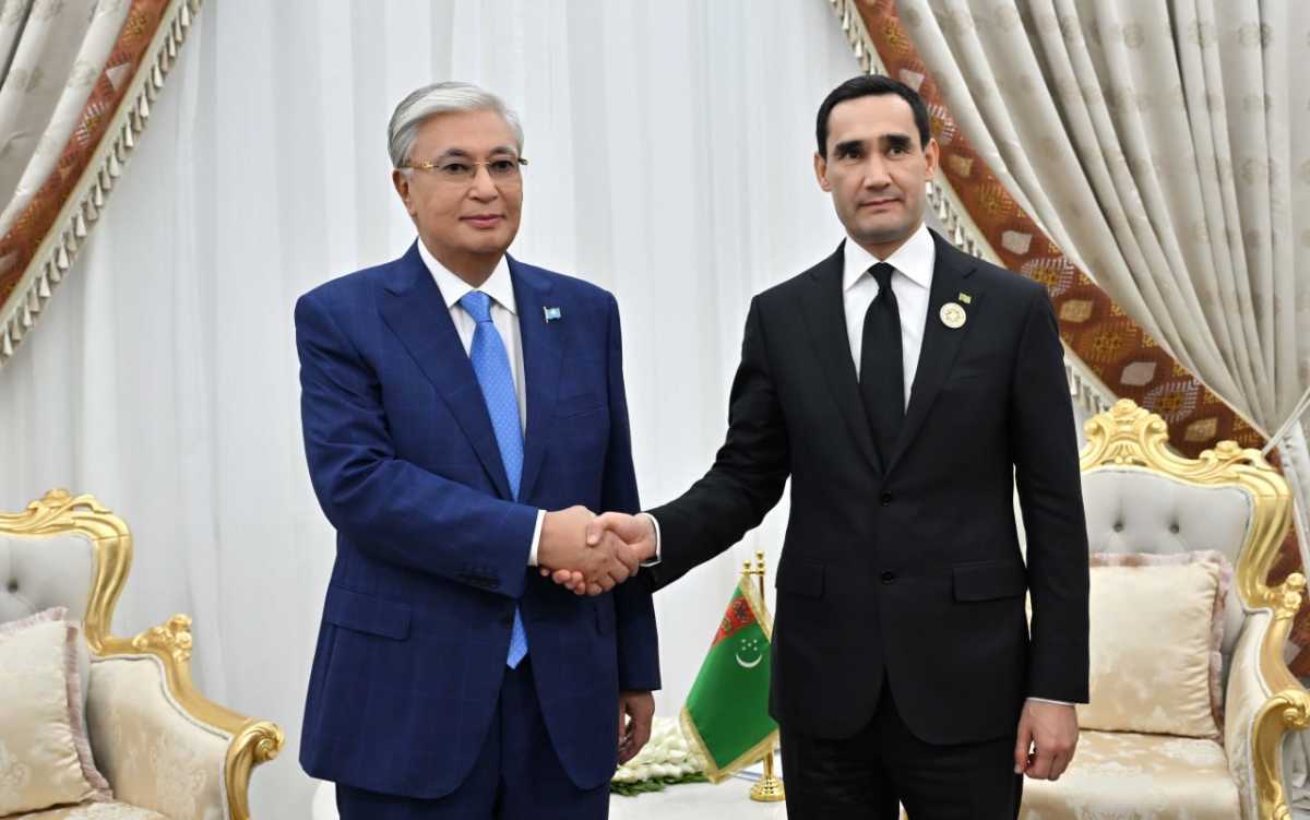 Тоеаев провёл встречу с президентом Туркменистана