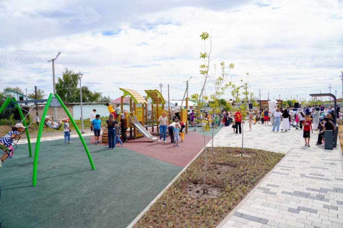 Новое общественное пространство торжественно открыли в Астане