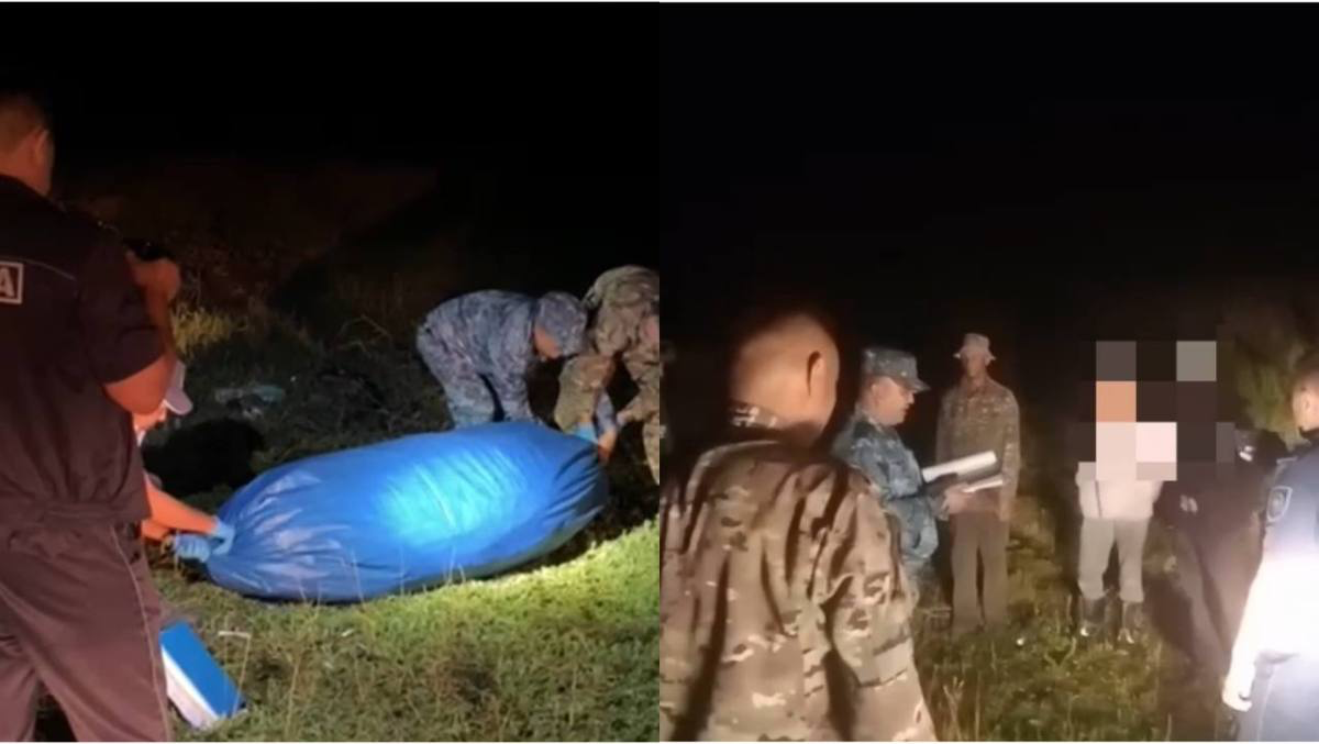 Полиция задержала троих мужчин при сборе марихуаны в Жамбылской области
