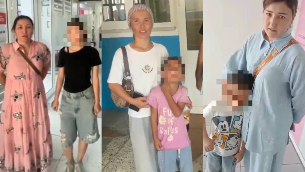 Полиция вернула родителям пропавших детей в Туркестане
