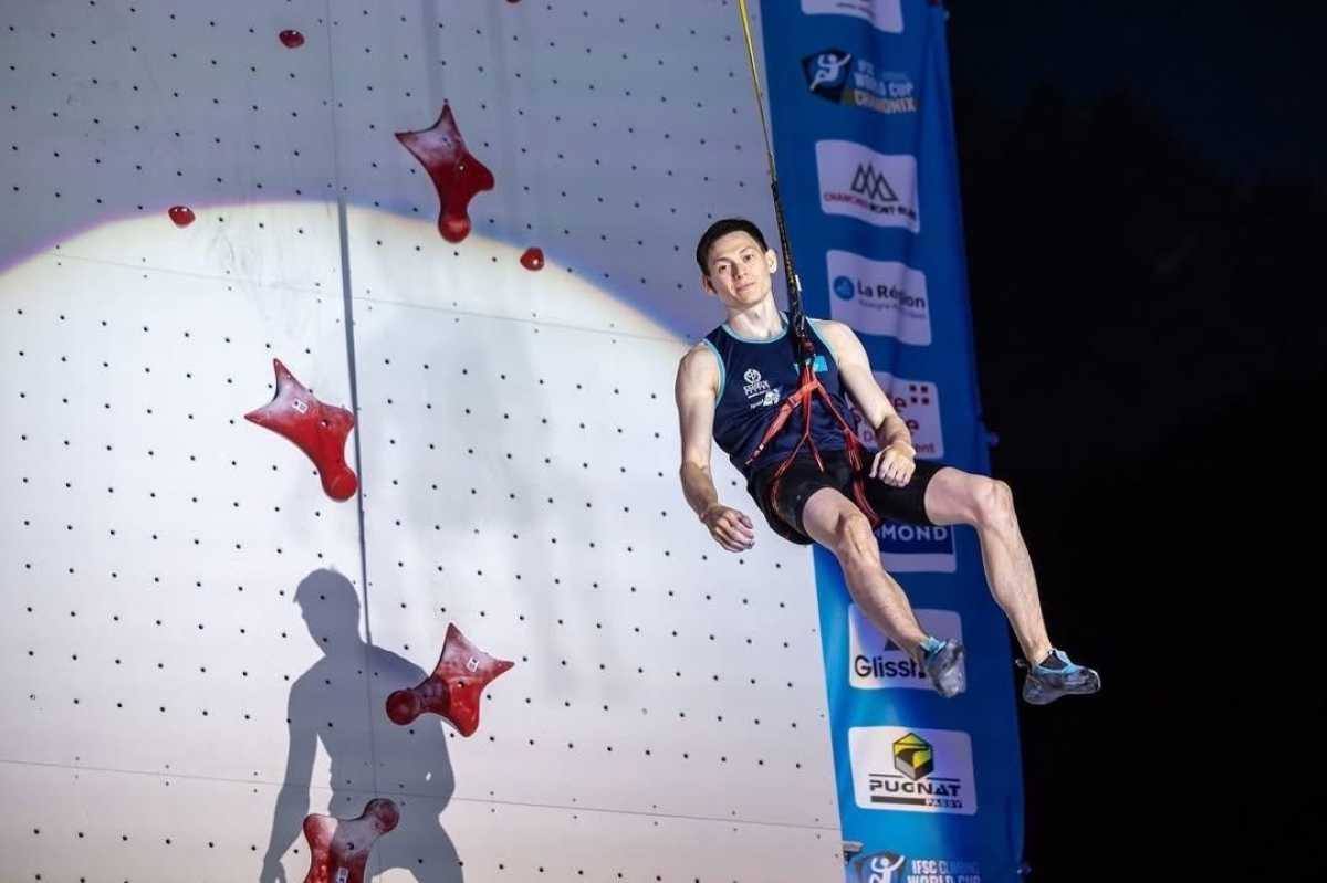 Казахстанский скалолаз Ришат Хайбуллин завоевал «бронзу» Всемирных игр в Китае