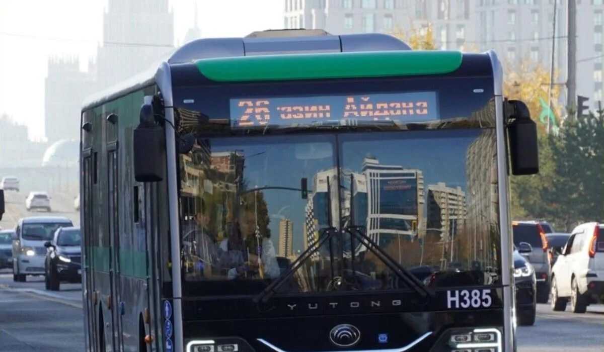Девять автобусов изменили маршруты в Астане