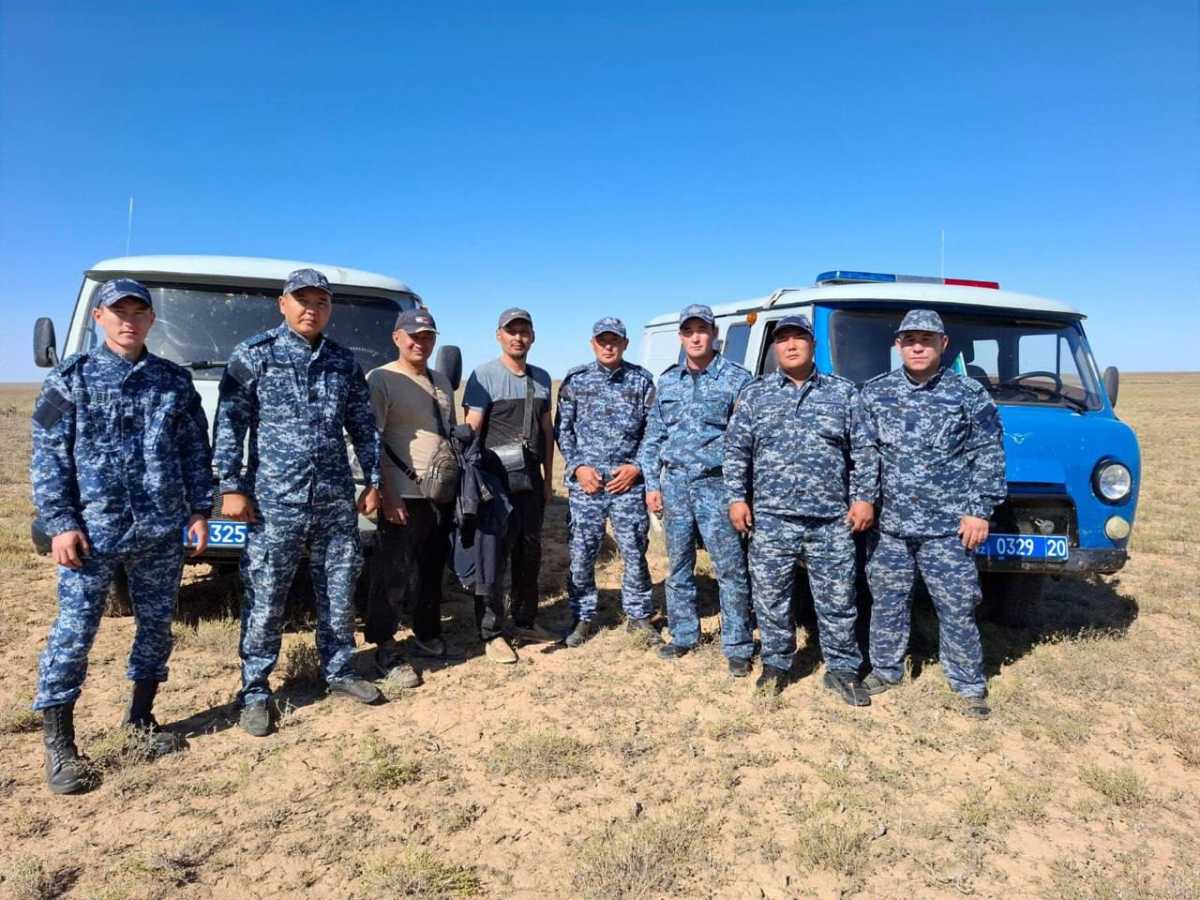 Заблудившихся в степи мужчин спасли в Улытауской области