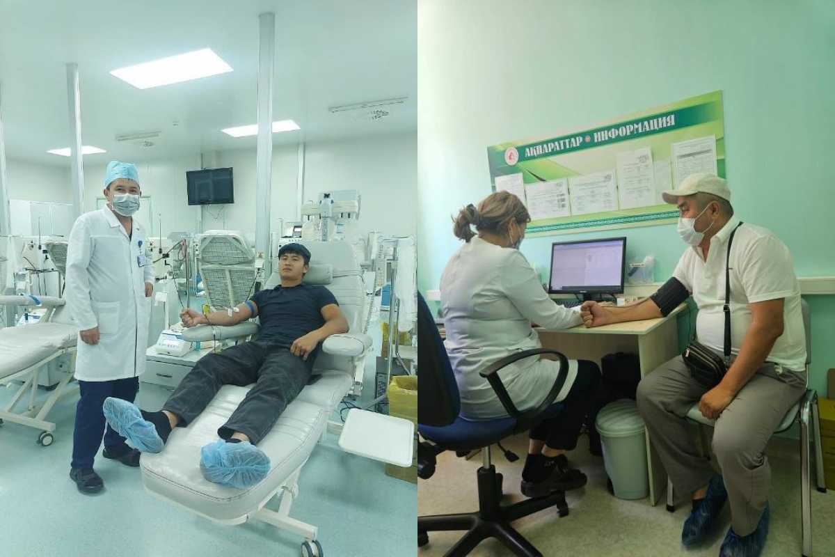 «Подари жизнь другому»: в Шымкенте проведена акция по добровольной сдаче крови