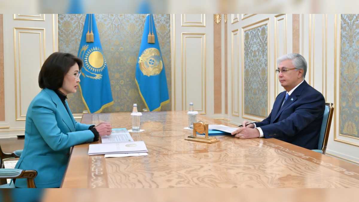 Глава Минздрава отчиталась перед Токаевым