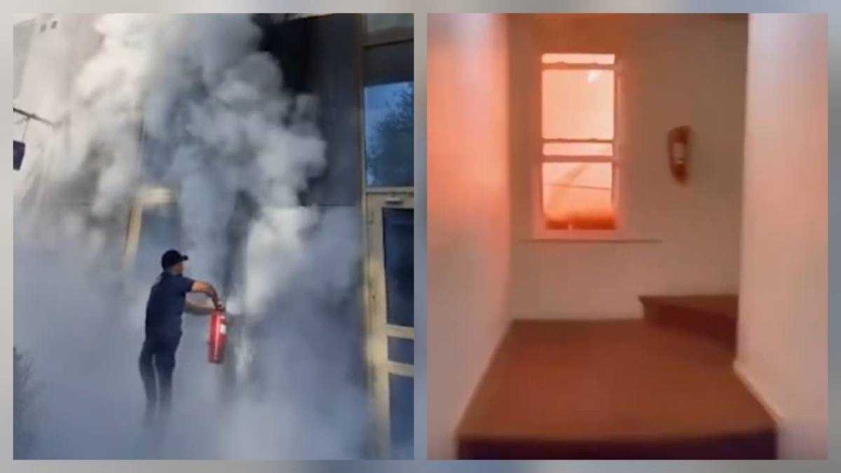 Бдительность и опыт: полицейский предотвратил возгорание многоэтажки в Алматы