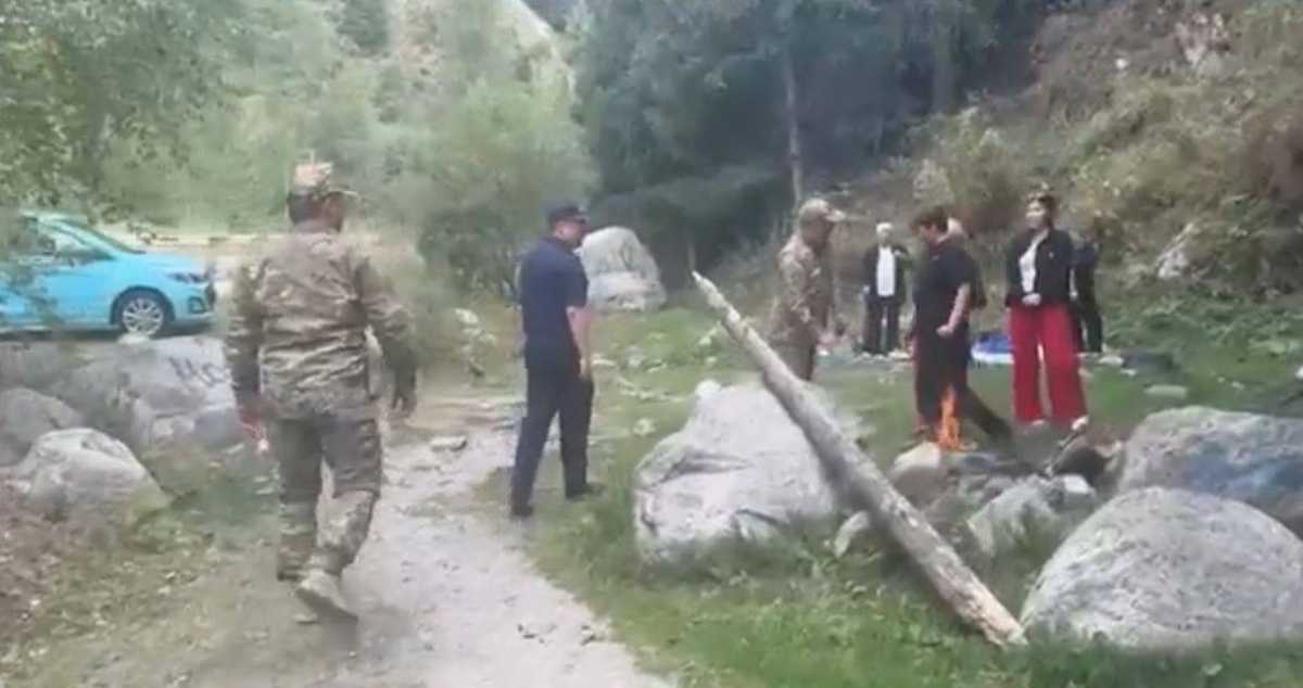 Экополицейские провели рейд в горах Алматы