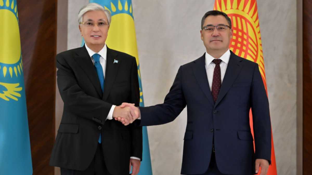 Токаев направил телеграмму президенту Кыргызстана