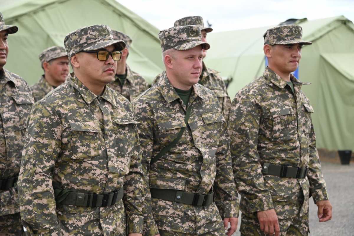 Более 1300 военнообязанных проходят подготовку на учебных сборах в Карагандинской области