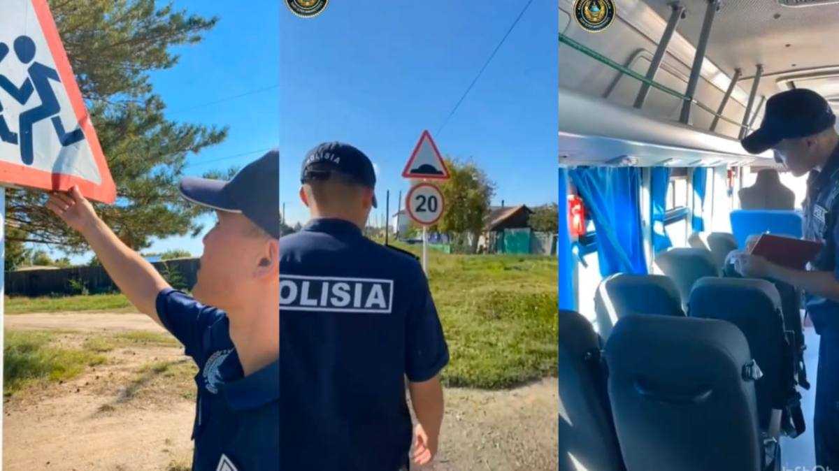 В Павлодарской области проверили школьные автобусы и дорожную инфраструктуру