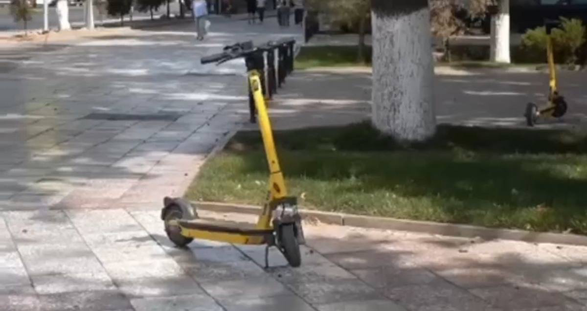 Около 300 электросамокатов отправили на штрафстоянку в Шымкенте