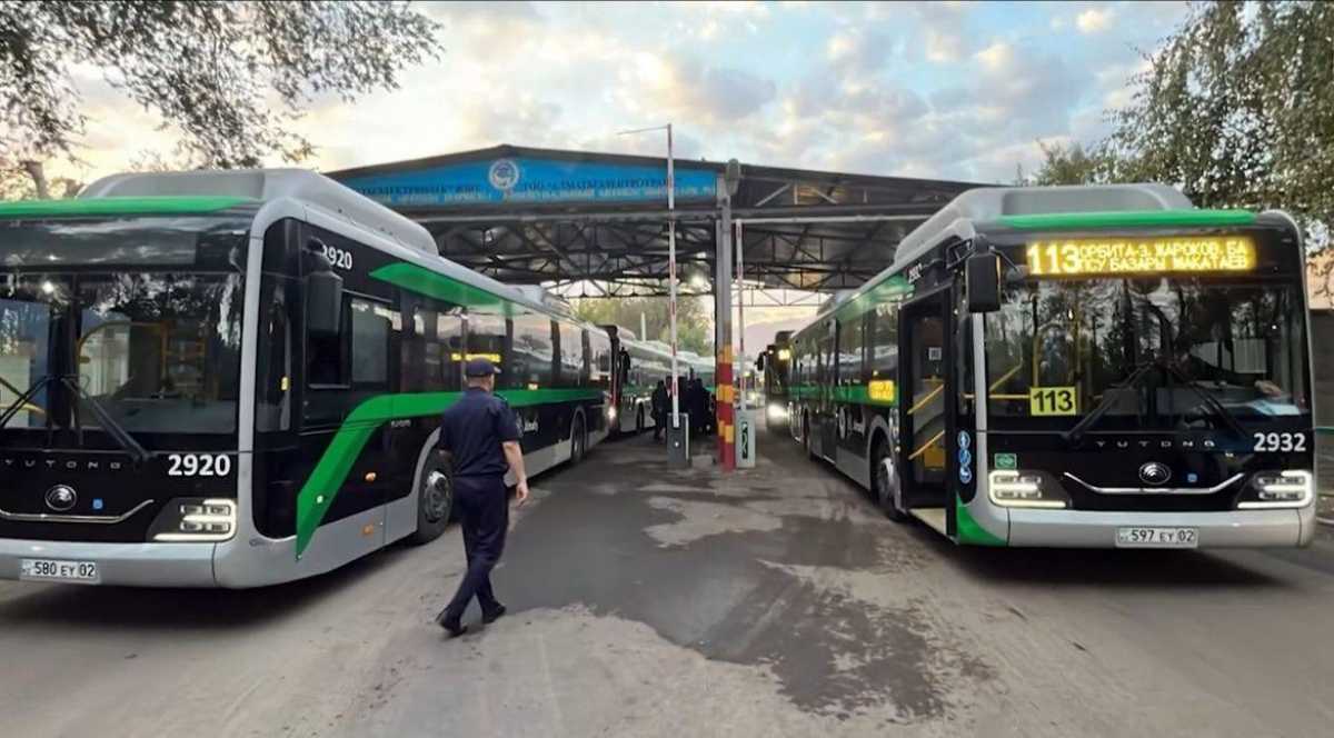 В Алматы проверили автопарки: один автобус отправлен на штрафстоянку