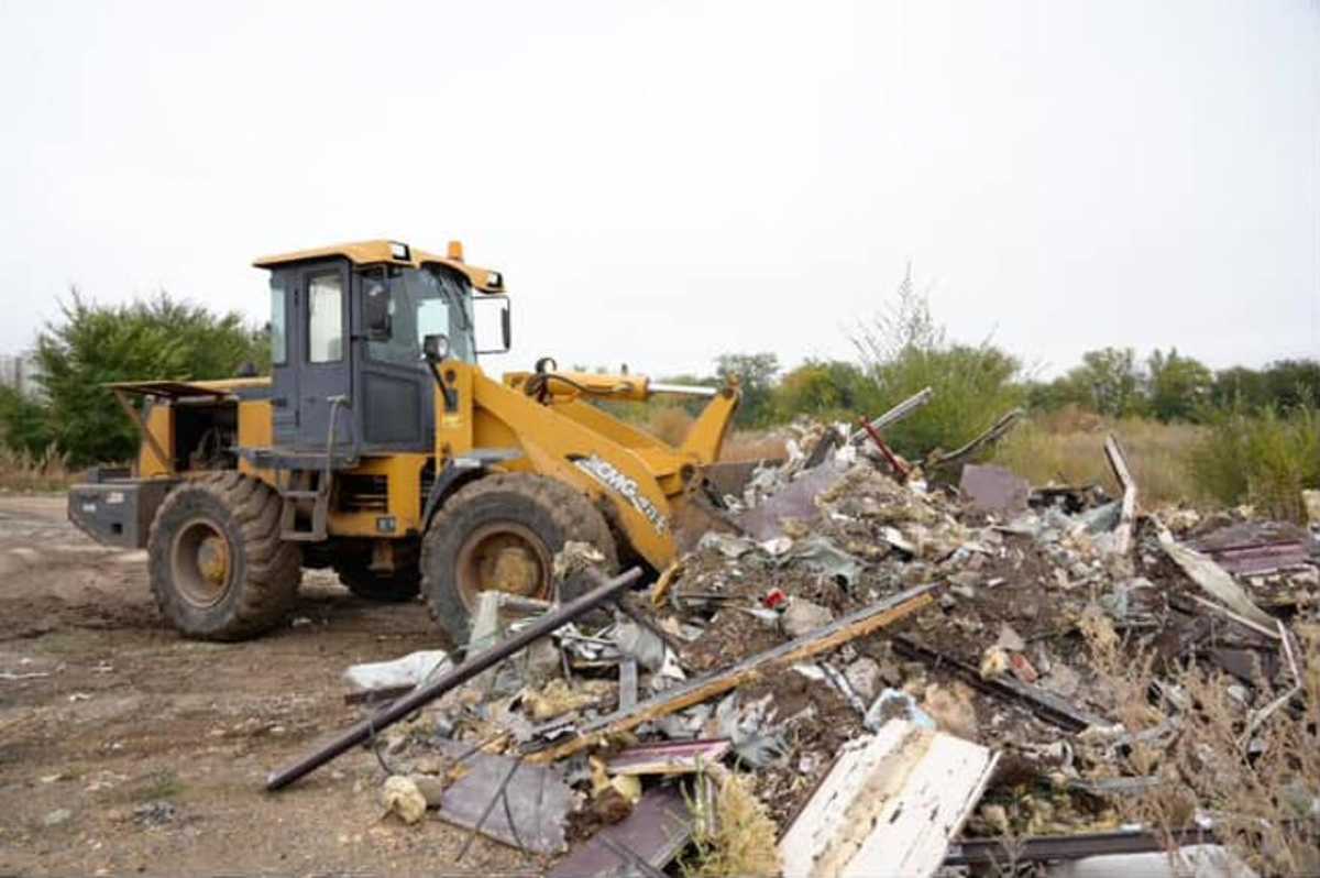 В Астане усилена работа по ликвидации несанкционированных свалок