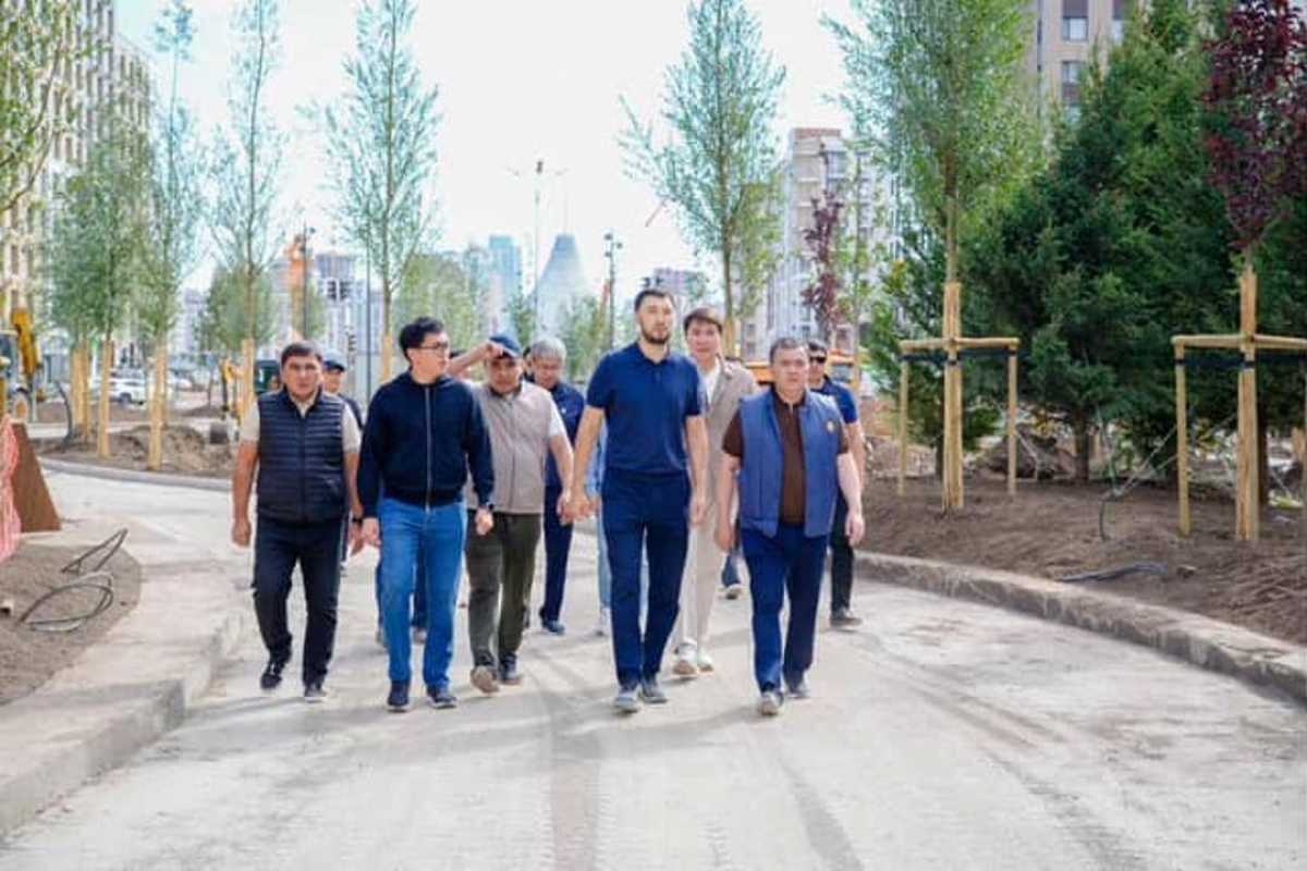 170 дворов и общественных пространств благоустроят в Астане