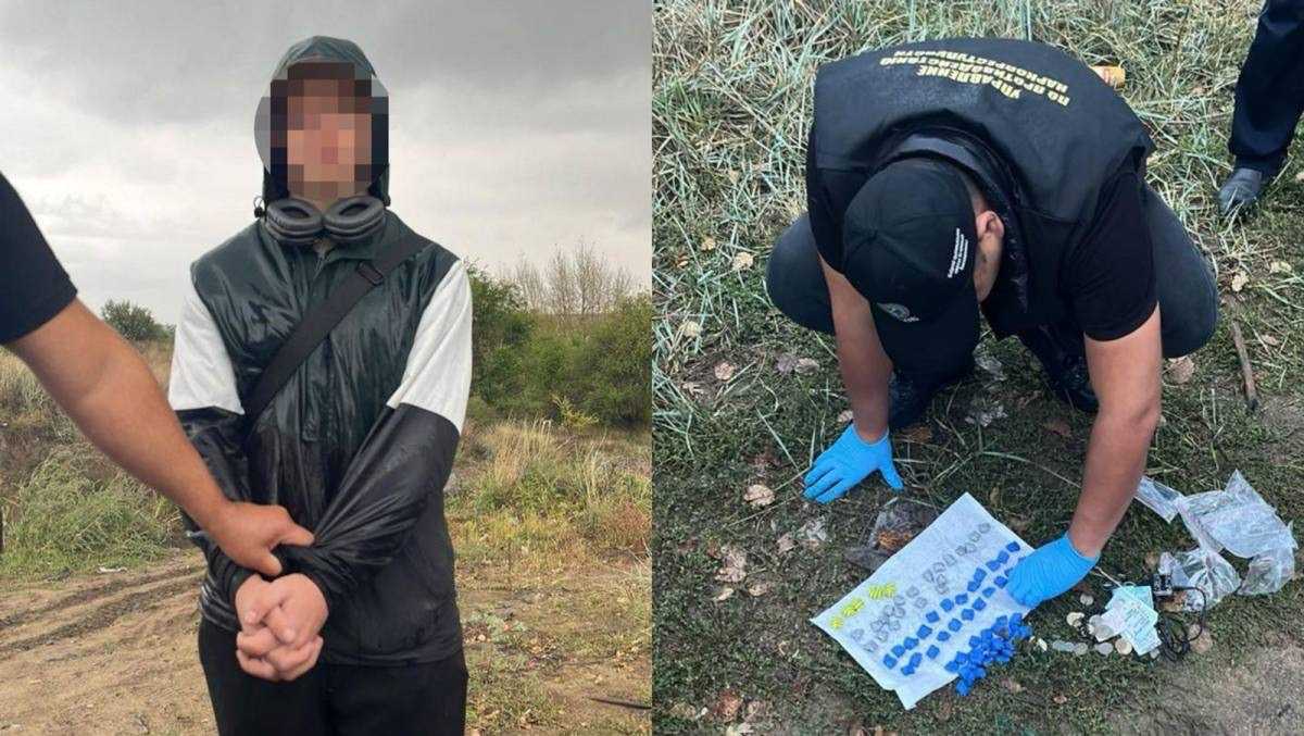 Подростка с крупной партией наркотиков задержали в Костанайской области