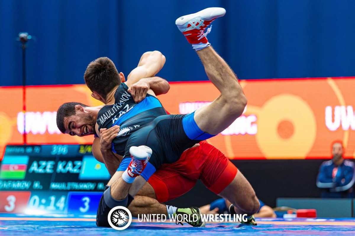 Казахстанец Мерей Маулетканов вышел в полуфинал чемпионата мира по греко-римской борьбе