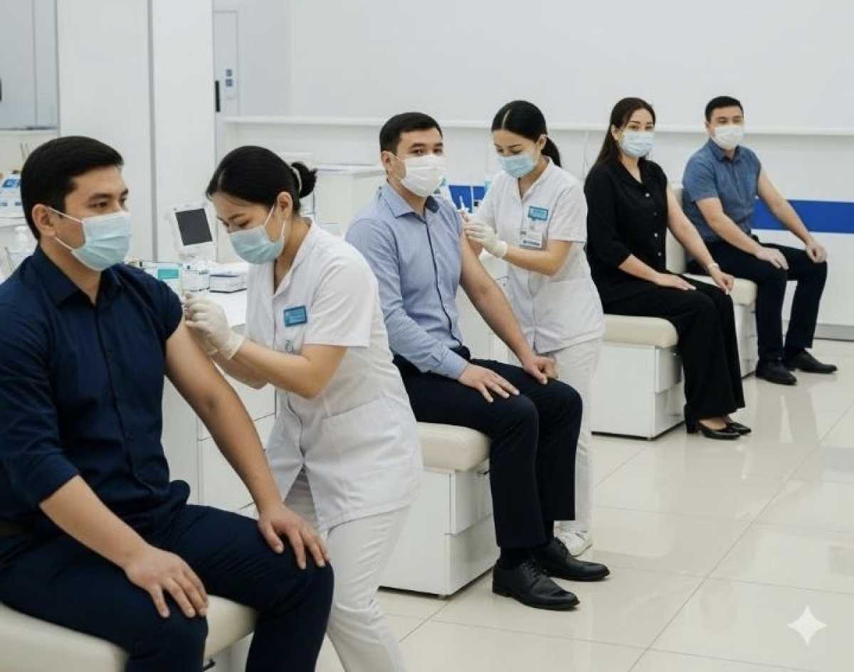 Вакцинация против гриппа и ОРВИ стартовала в Астане