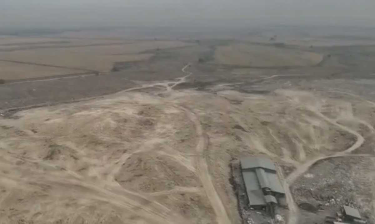 В Алматинской области потушили пожар на мусорном полигоне