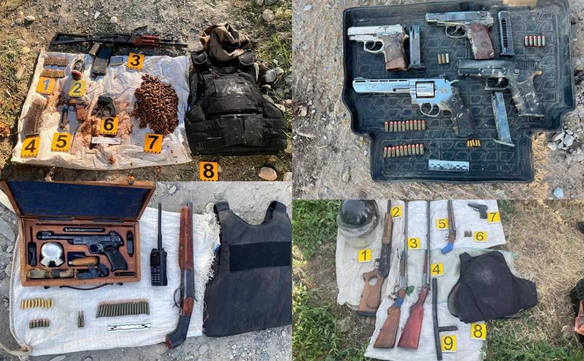 КНБ изъял более 60 единиц оружия и тысячи боеприпасов в регионах Казахстана