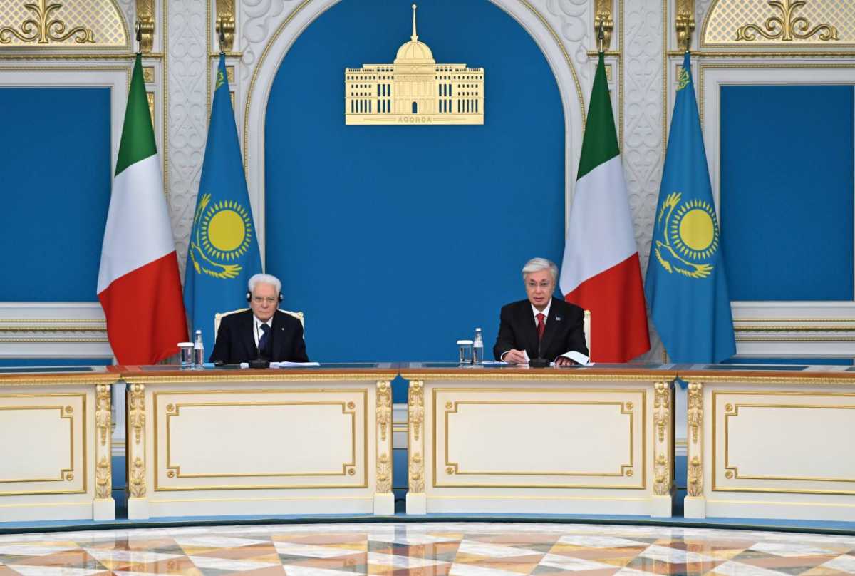 Касым-Жомарт Токаев и Серджо Маттарелла выступили с совместным заявлением