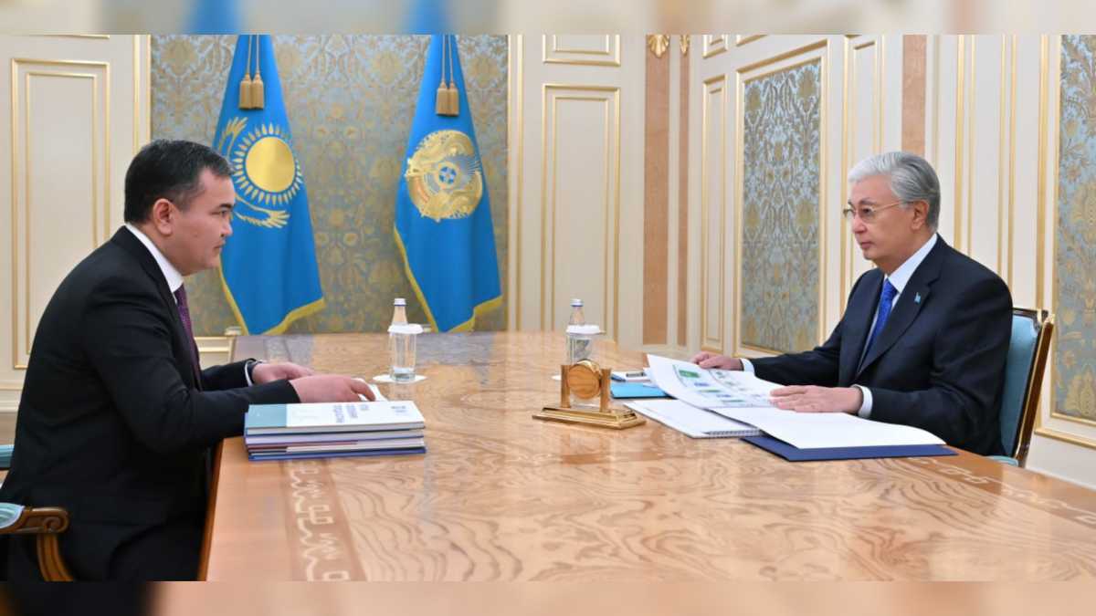 Аким Астаны отчитался перед Токаевым