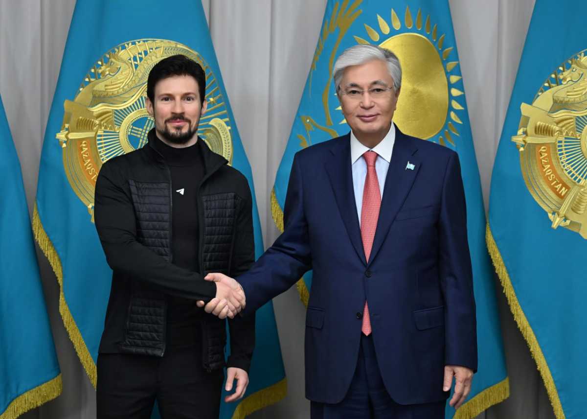Касым-Жомарт Токаев провёл встречу с Павлом Дуровым