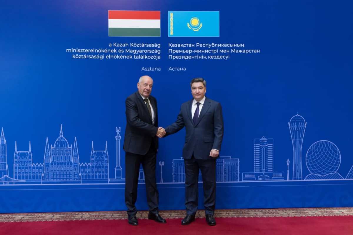 Олжас Бектенов и президент Венгрии обсудили экономическое сотрудничество