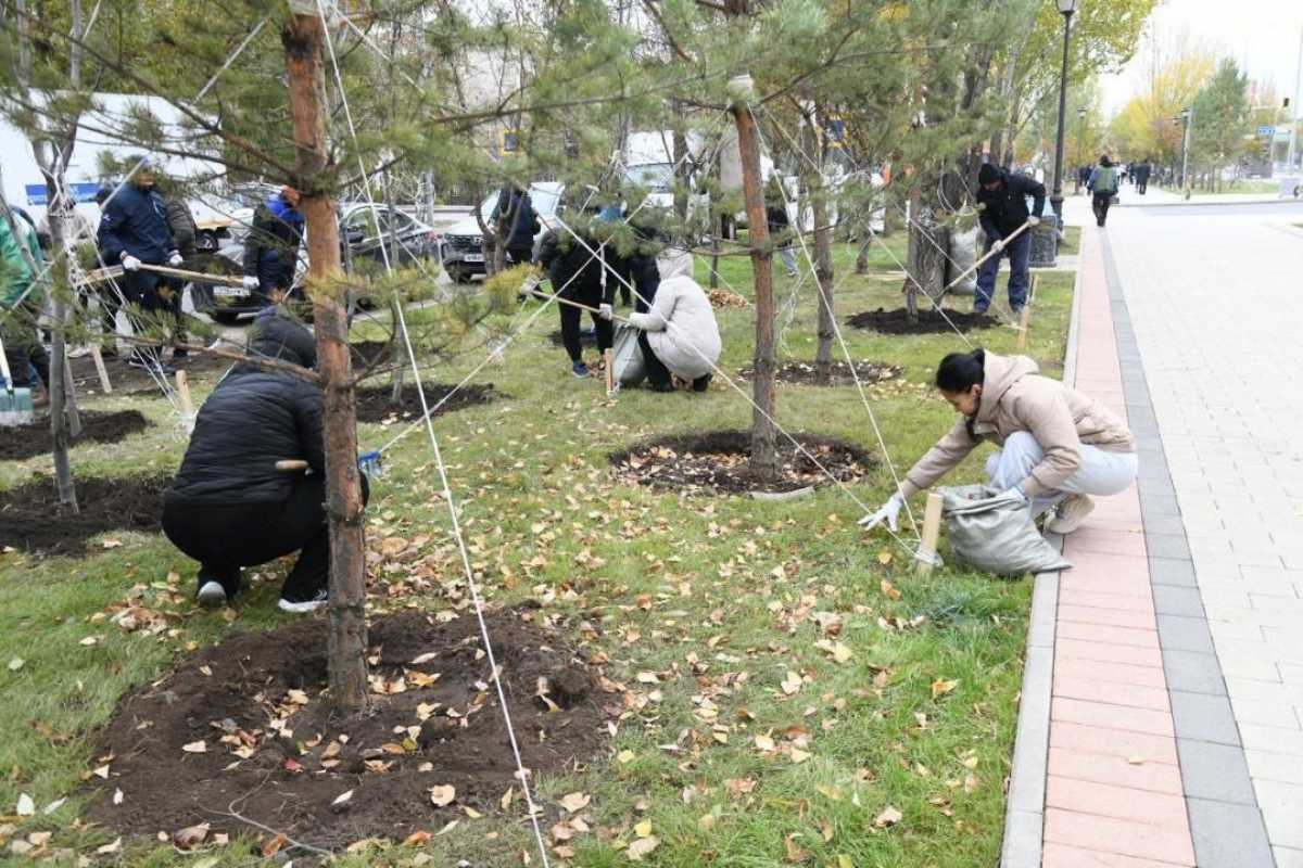 «Таза Қазақстан»: в Астане продолжается масштабный экомесячник