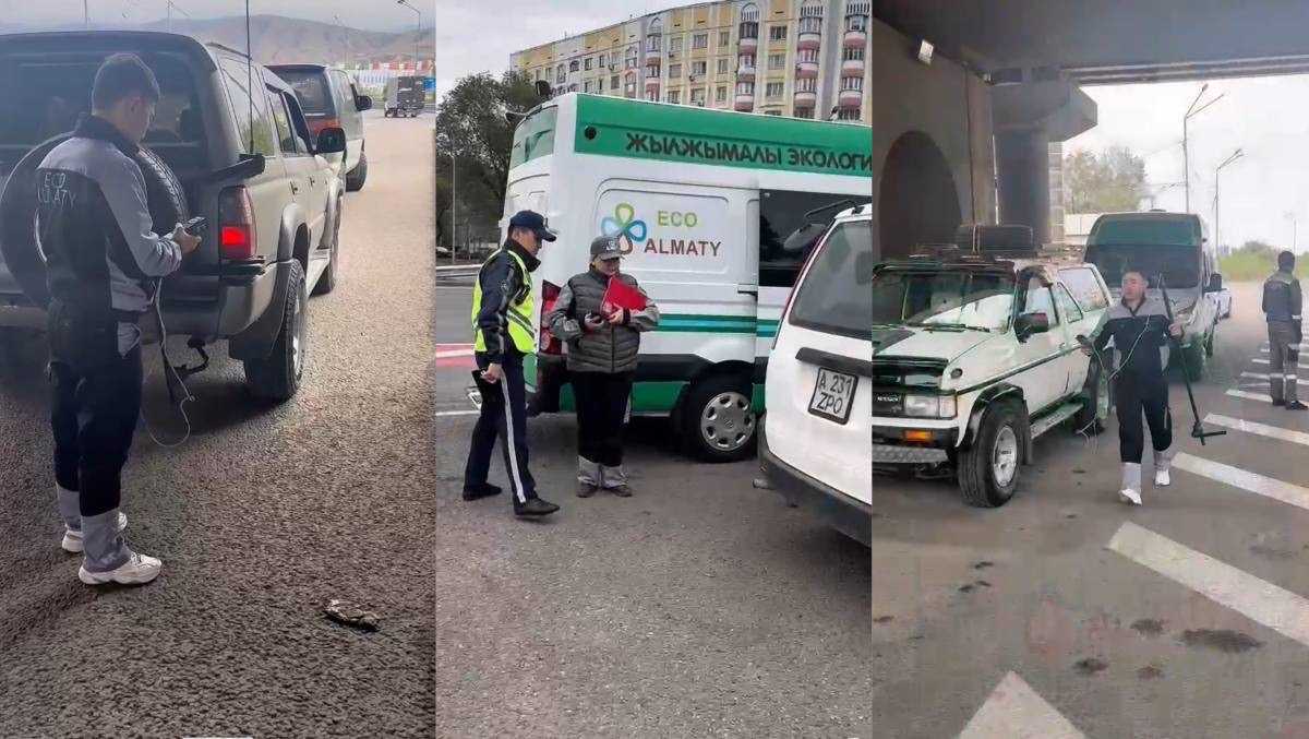 В Алматы проверили более 130 автомобилей на соответствие экологическим нормам