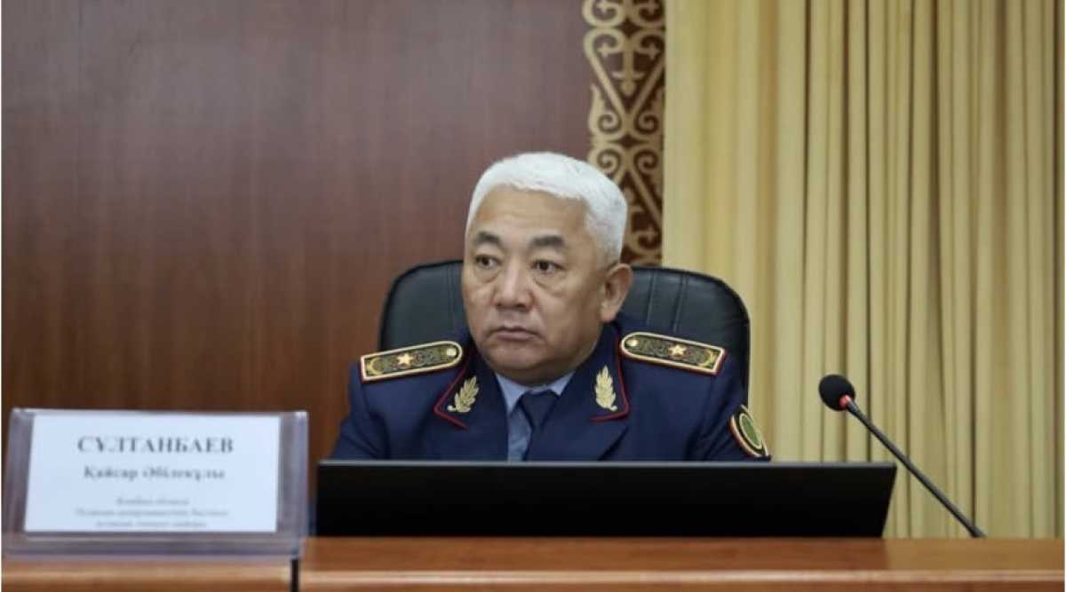 Назначен новый начальник департамента полиции Жамбылской области