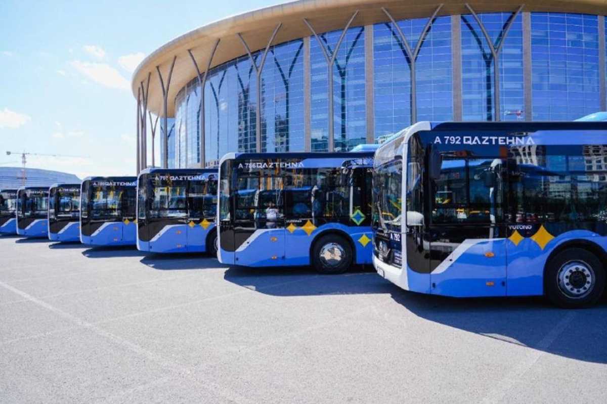 Ещё 300 новых автобусов начнут курсировать по улицам Астаны