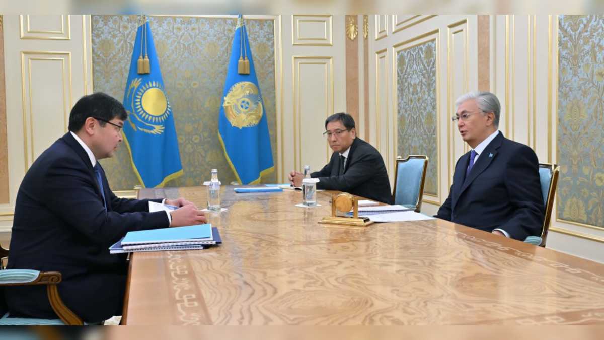 Глава Минфина отчитался перед Токаевым