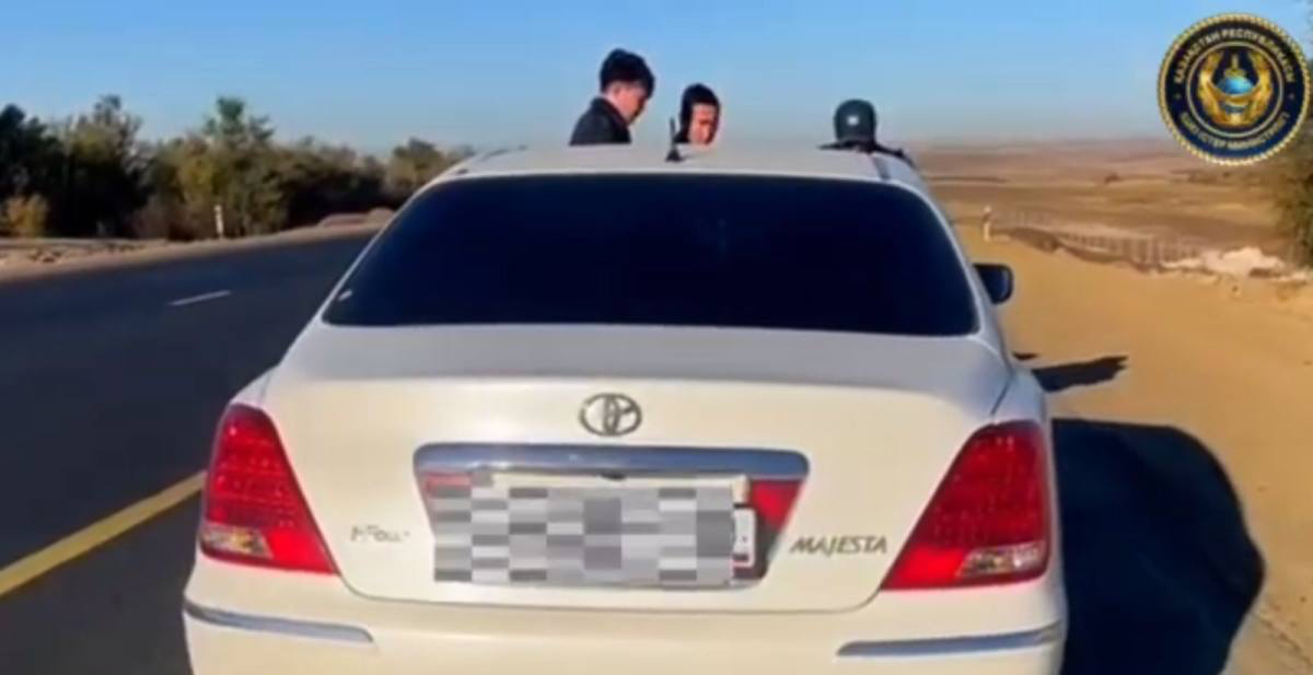 Авто с десятками нарушений ПДД задержали в Актобе