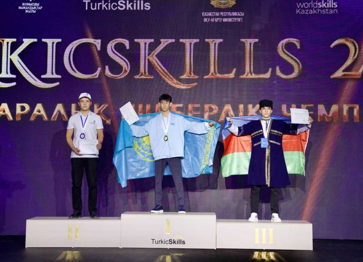 Казахстан завоевал 6 золотых медалей на международном чемпионате TurkicSkills–2025