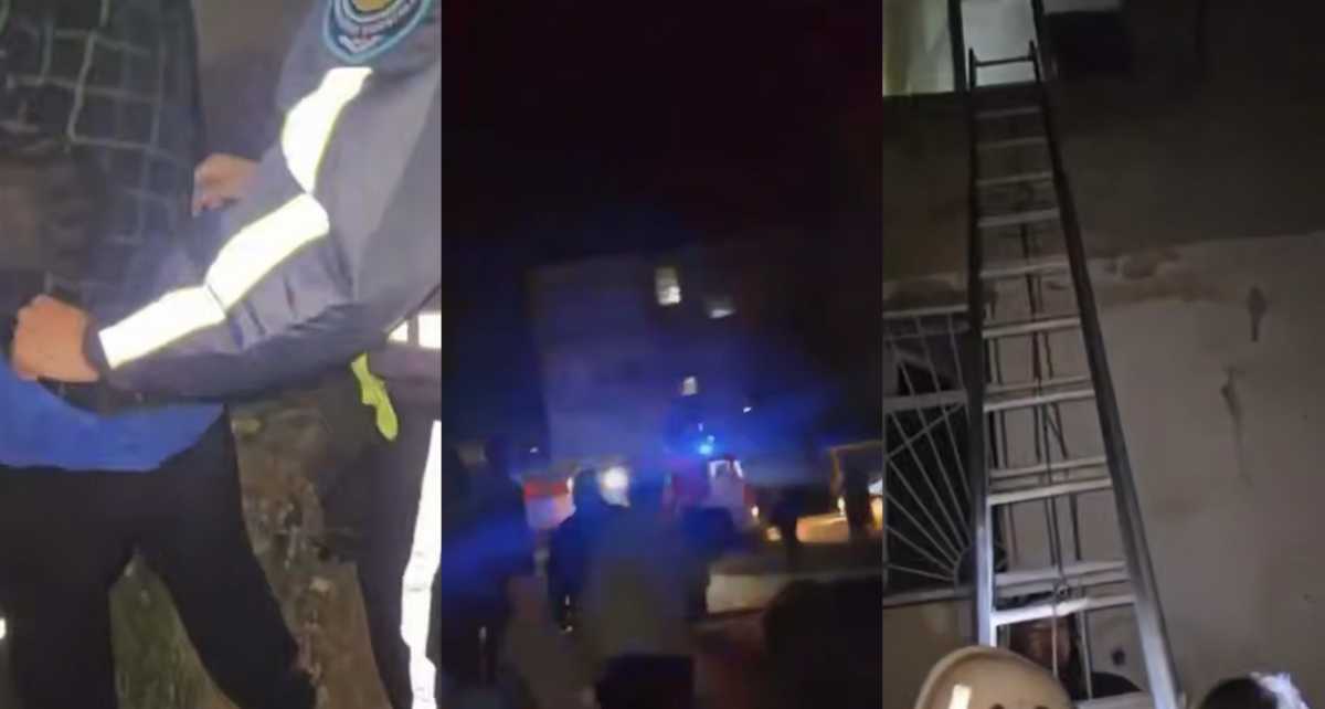 Полицейские спасли жильцов из горящей квартиры в Кызылорде